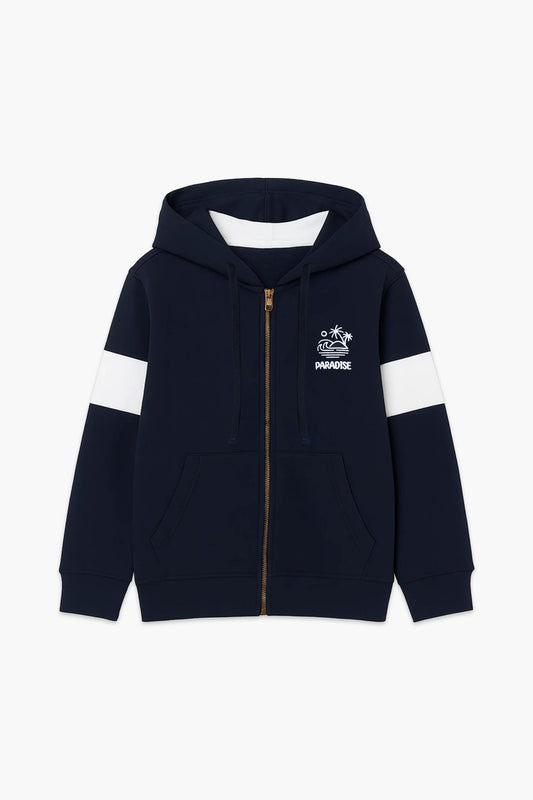 Graphic Zipper Hoodie