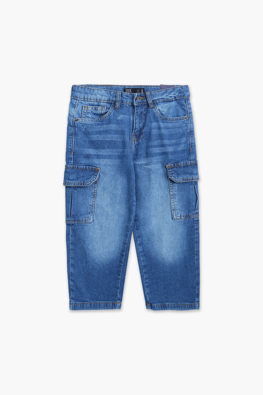 Denim Cargo Pant