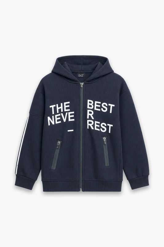 Graphic Zipper Hoodie