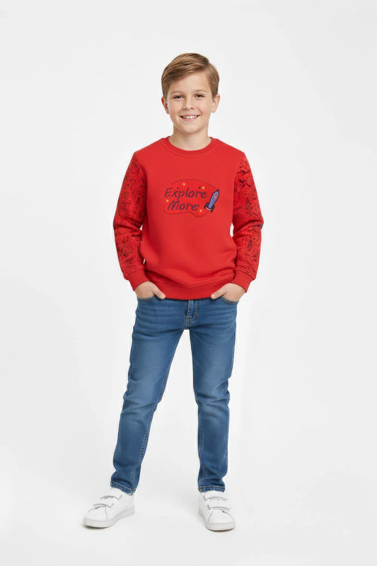 EMBROIDERED SWEATSHIRT