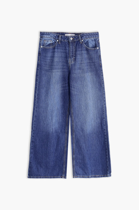 WIDE LEG DENIM PANT