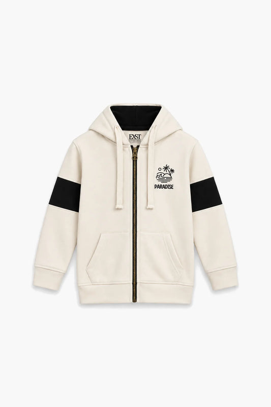 Graphic Zipper Hoodie