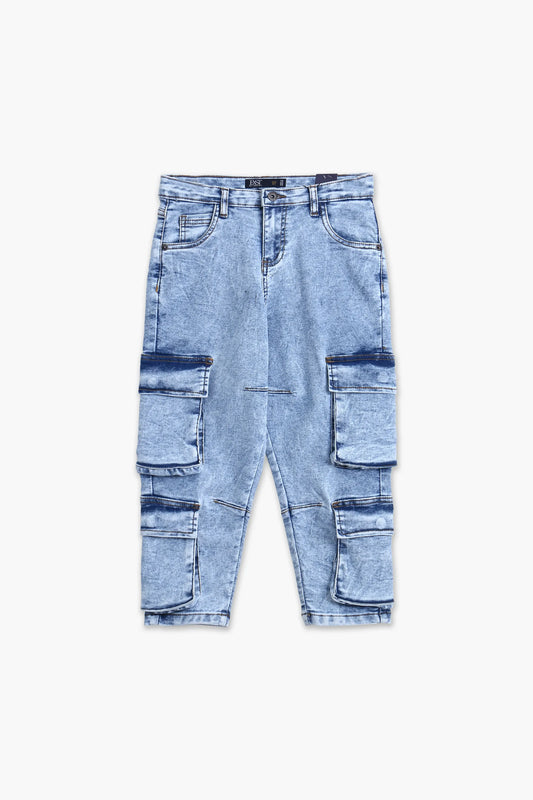 Denim Cargo Pant