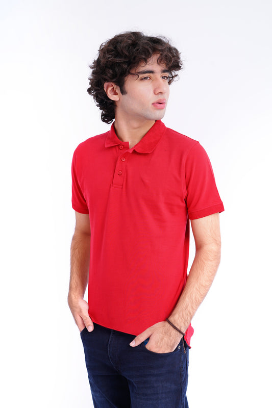Jacquard Collar Polo