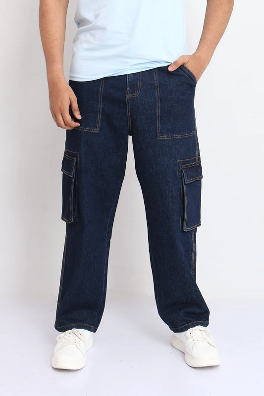 DENIM CARGO PANT