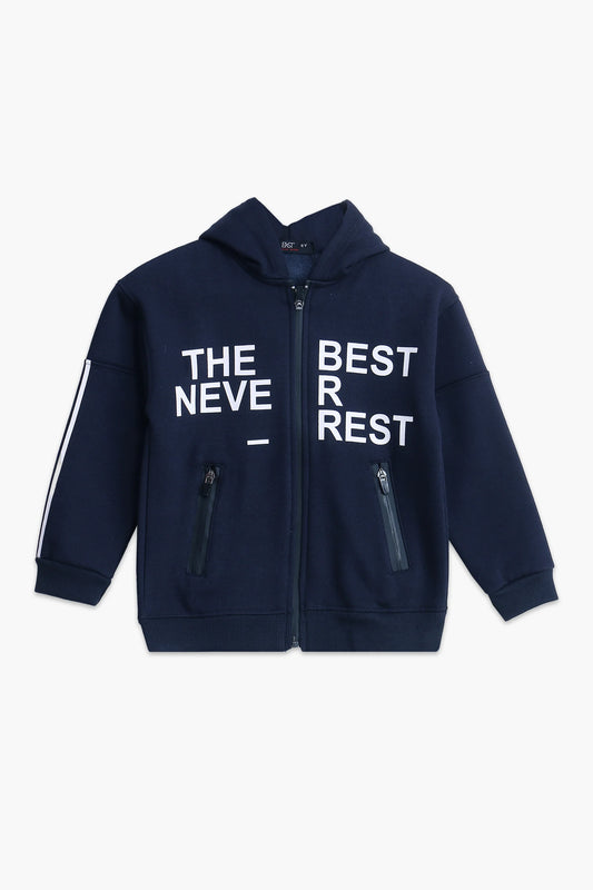 Graphic Zipper Hoodie
