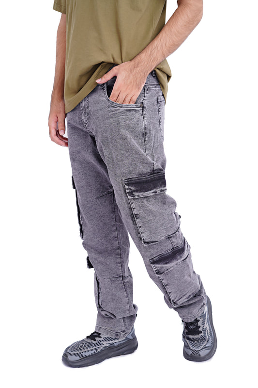 DENIM CARGO PANT
