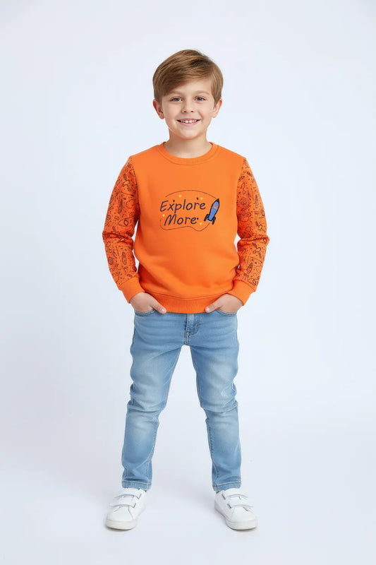 EMBROIDERED SWEATSHIRT