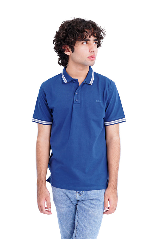 Jacquard Collar Polo