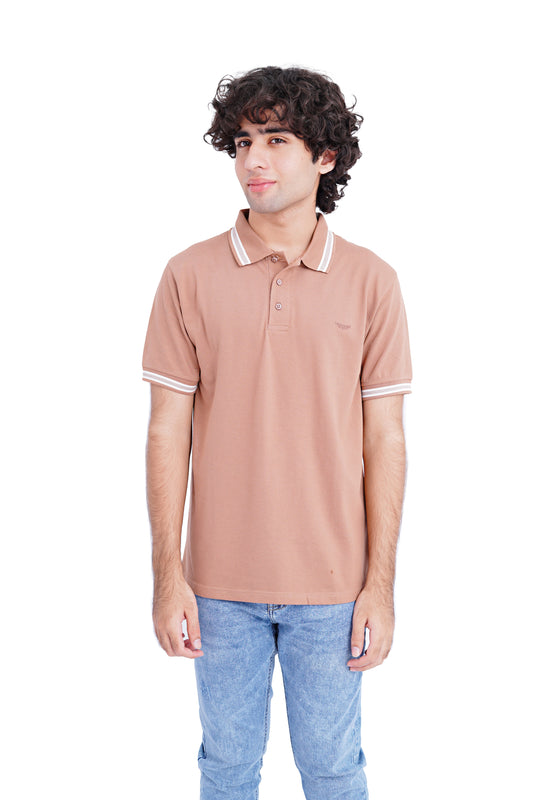 Jacquard Collar Polo