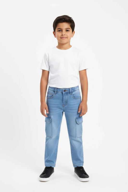 Denim Cargo Pant