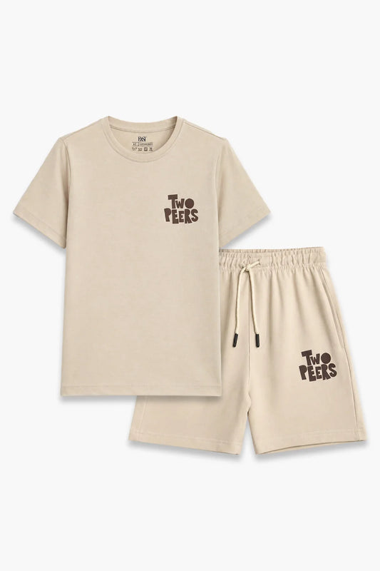 Graphic 2 Piece Short Suit