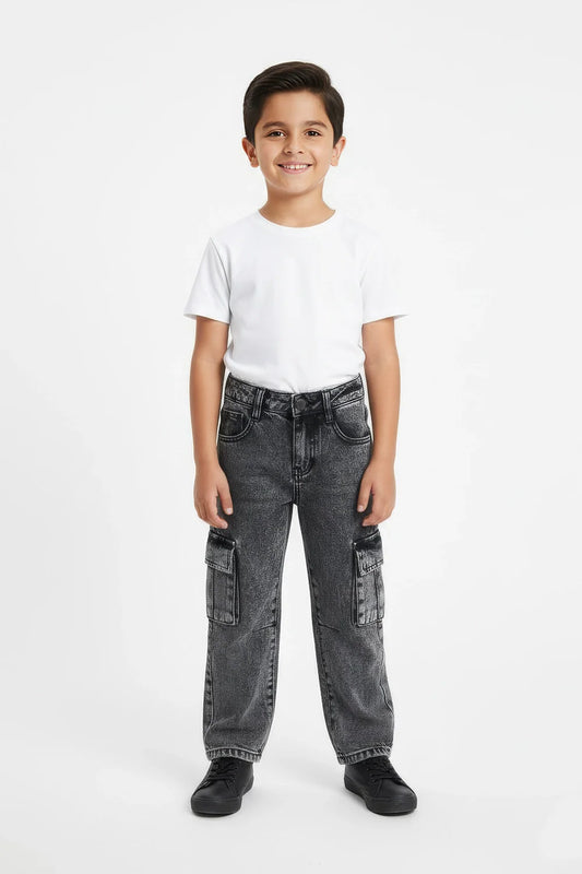 Denim Cargo Pant