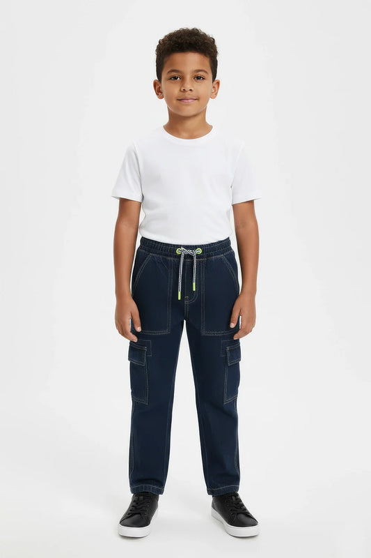 Denim Cargo Pant