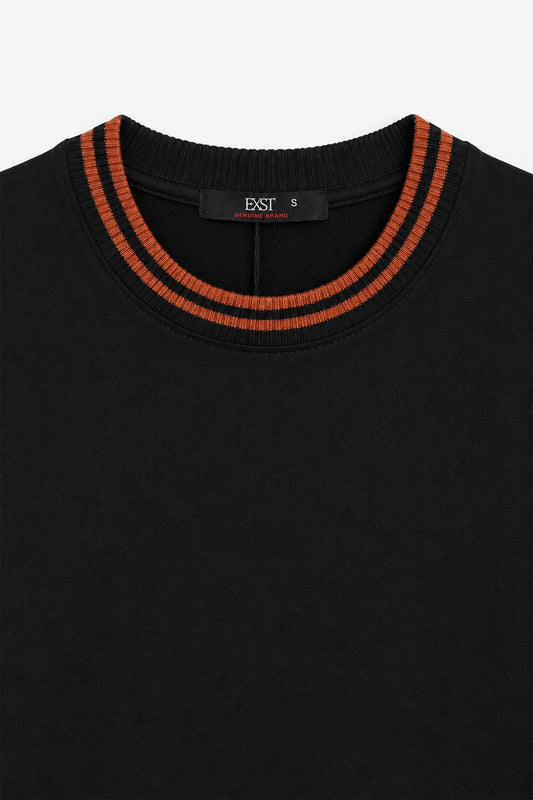 Tiping Collar Sweatshirt