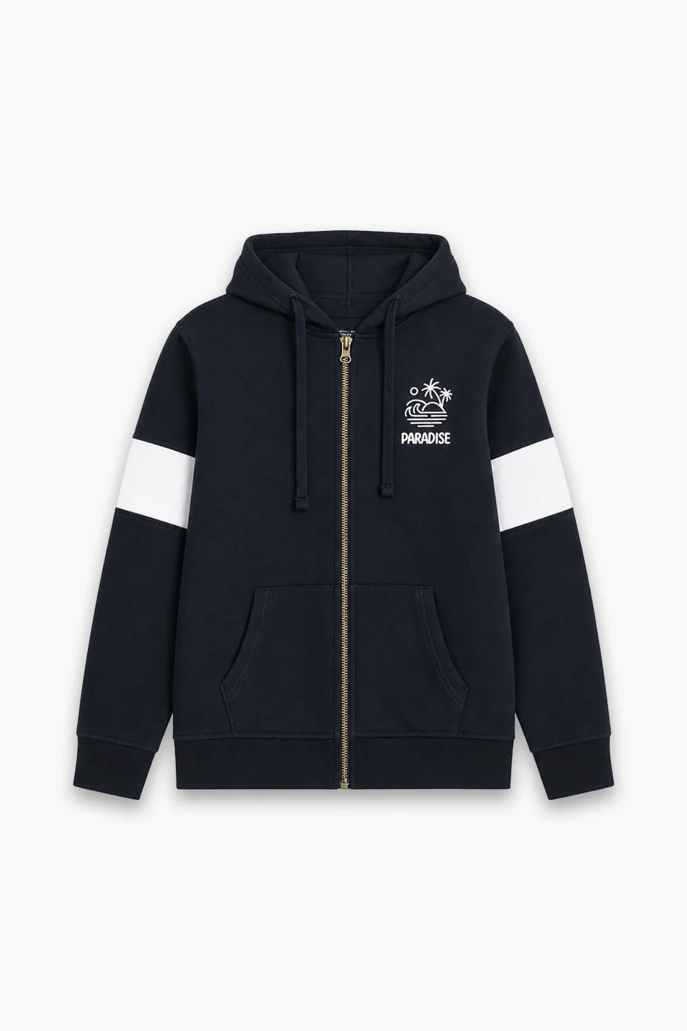 Graphic Zipper Hoodie