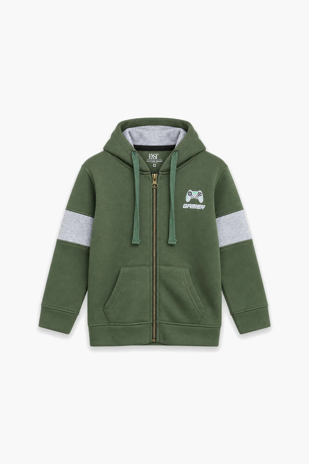 Graphic Zipper Hoodie