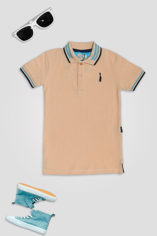 Jacquard Collar Polo