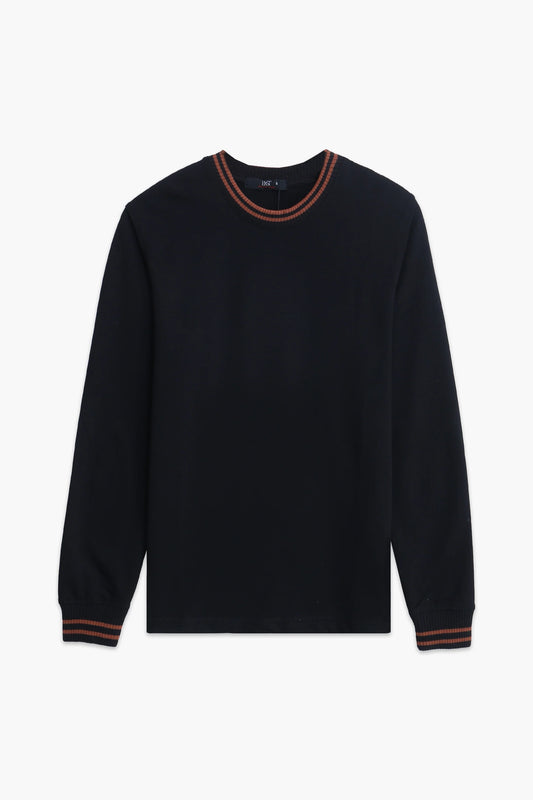 Tipping Collar Sweatshirt