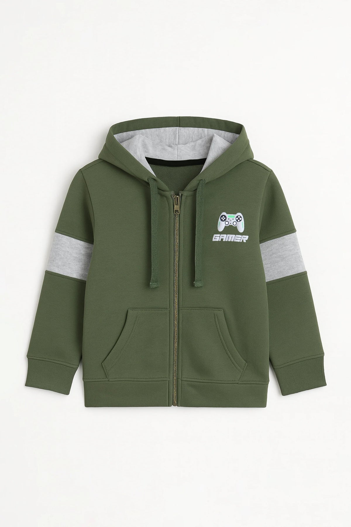 Graphic Zipper Hoodie