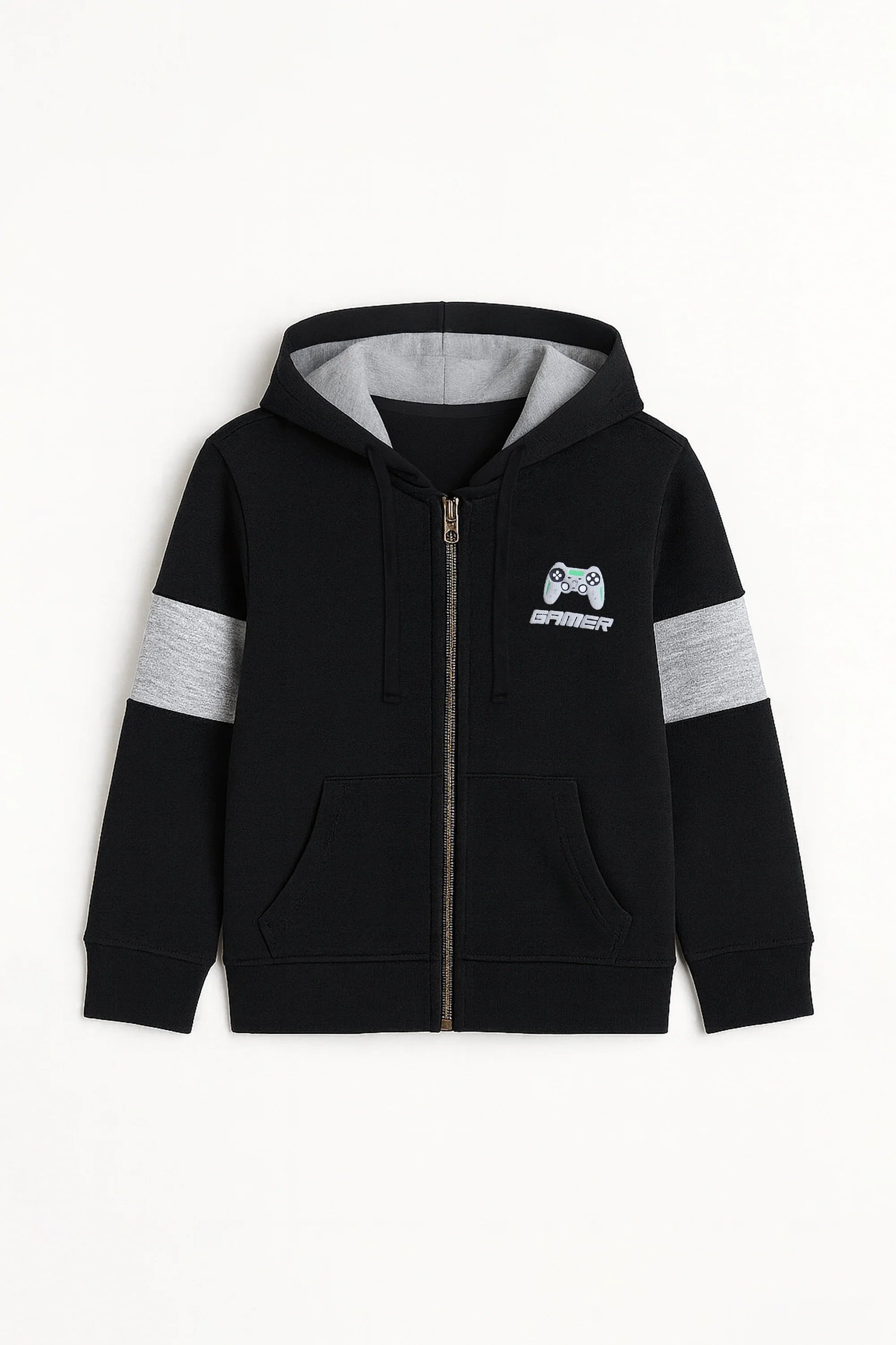 Graphic Zipper Hoodie