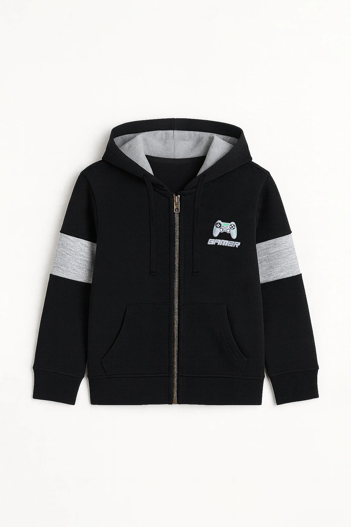 Graphic Zipper Hoodie