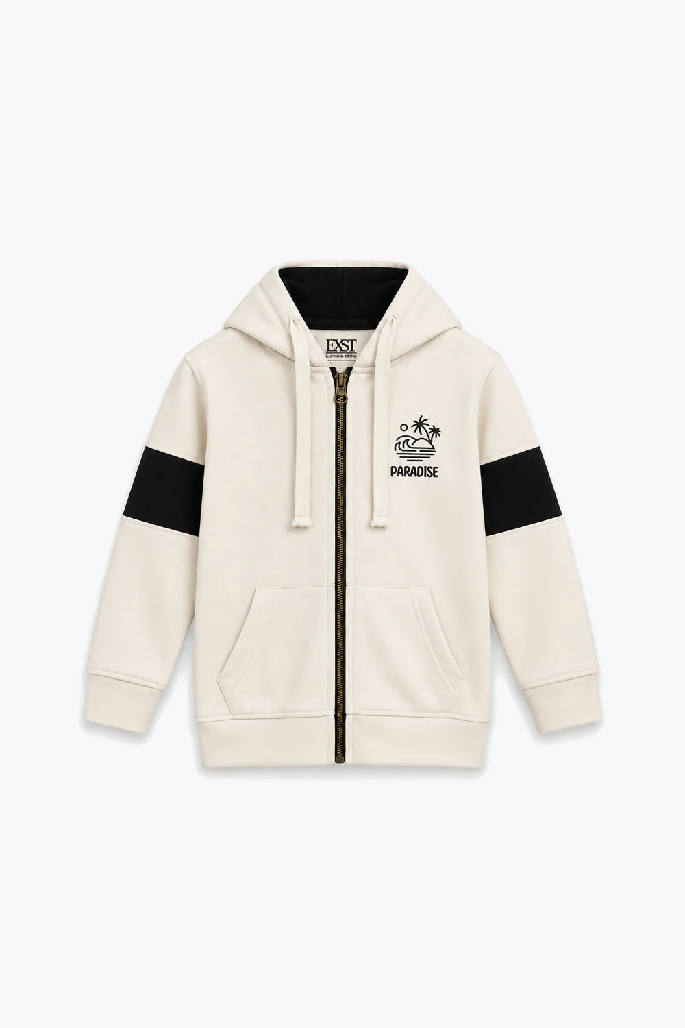Graphic Zipper Hoodie