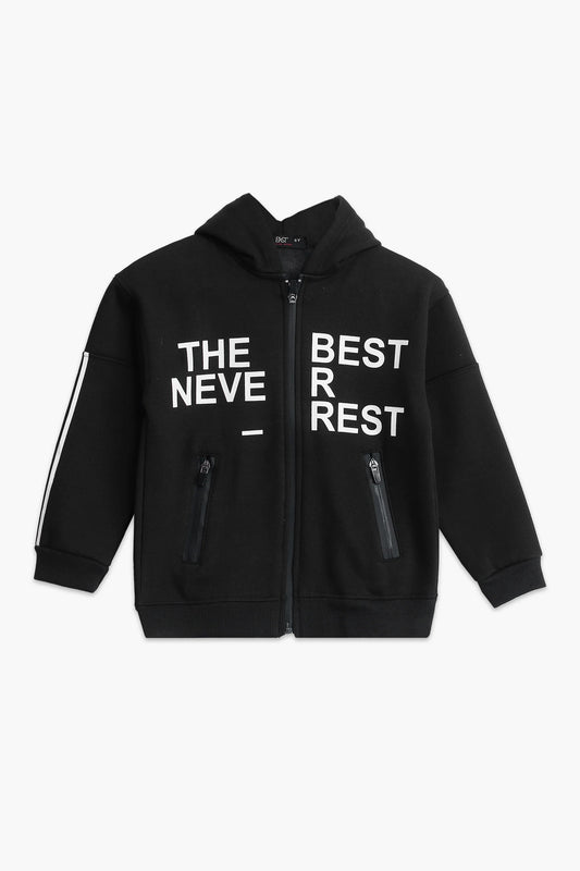 Graphic Zipper Hoodie