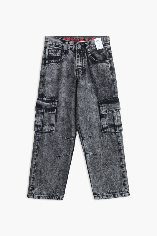 Denim Cargo Pant