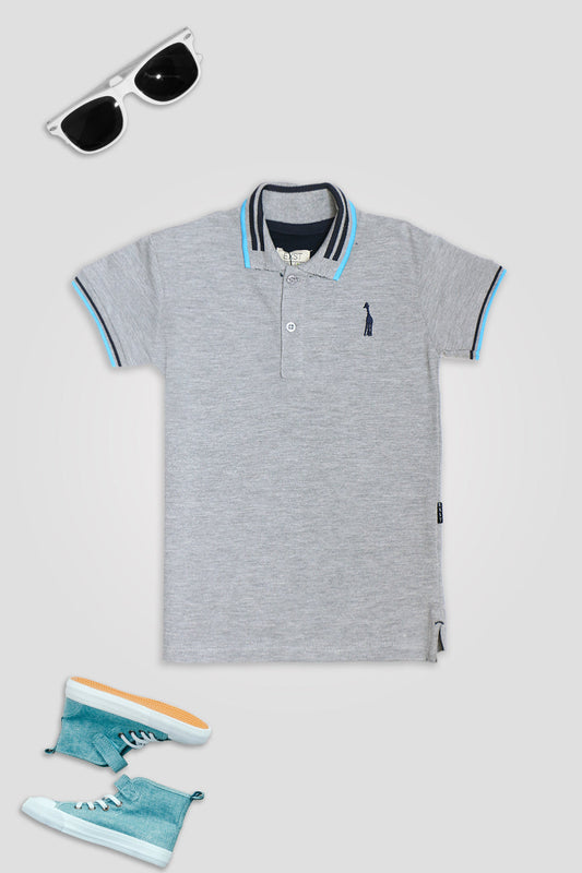Jacquard Collar Polo