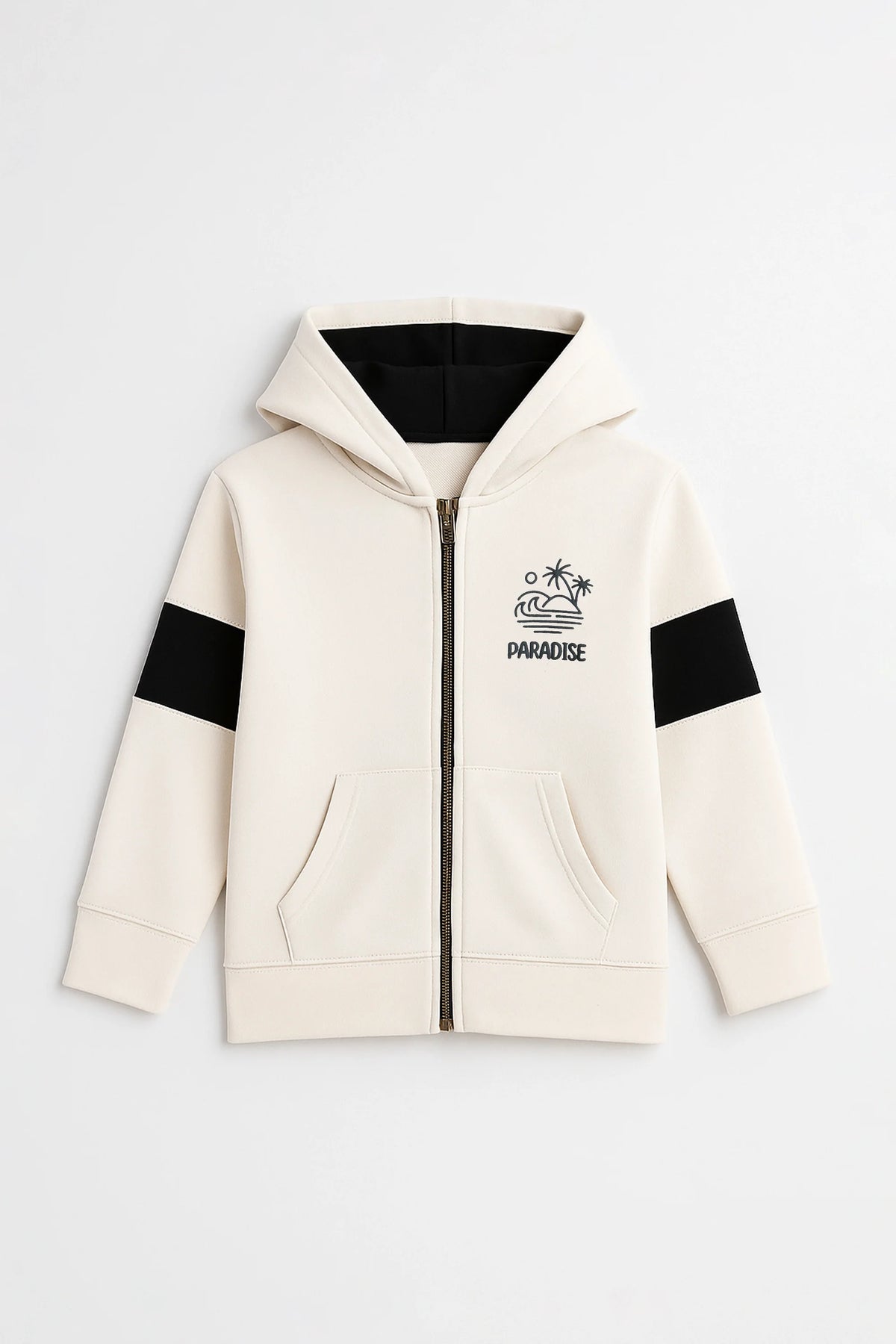 Graphic Zipper Hoodie