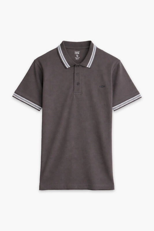 Jacquard Collar Polo
