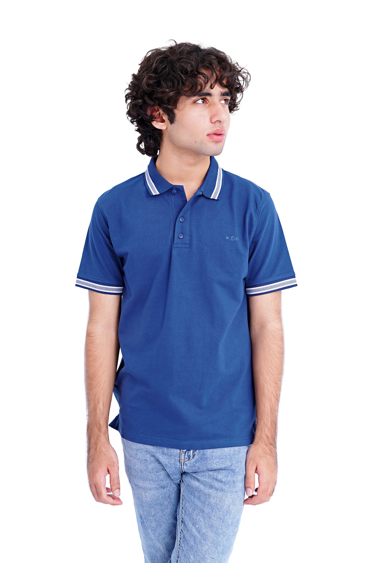 Jacquard Collar Polo