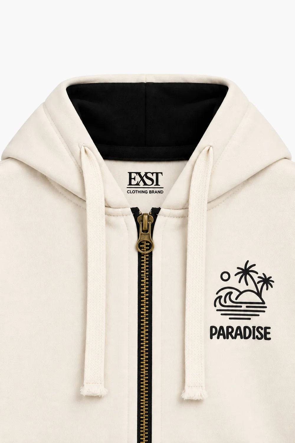 Graphic Zipper Hoodie