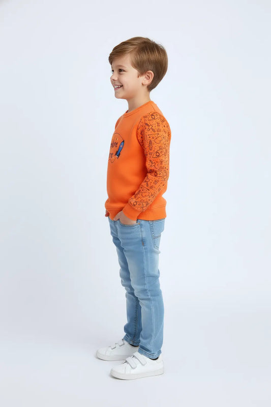 EMBROIDERED SWEATSHIRT