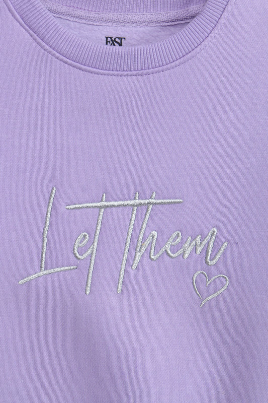 EMBROIDERED SWEATSHIRT