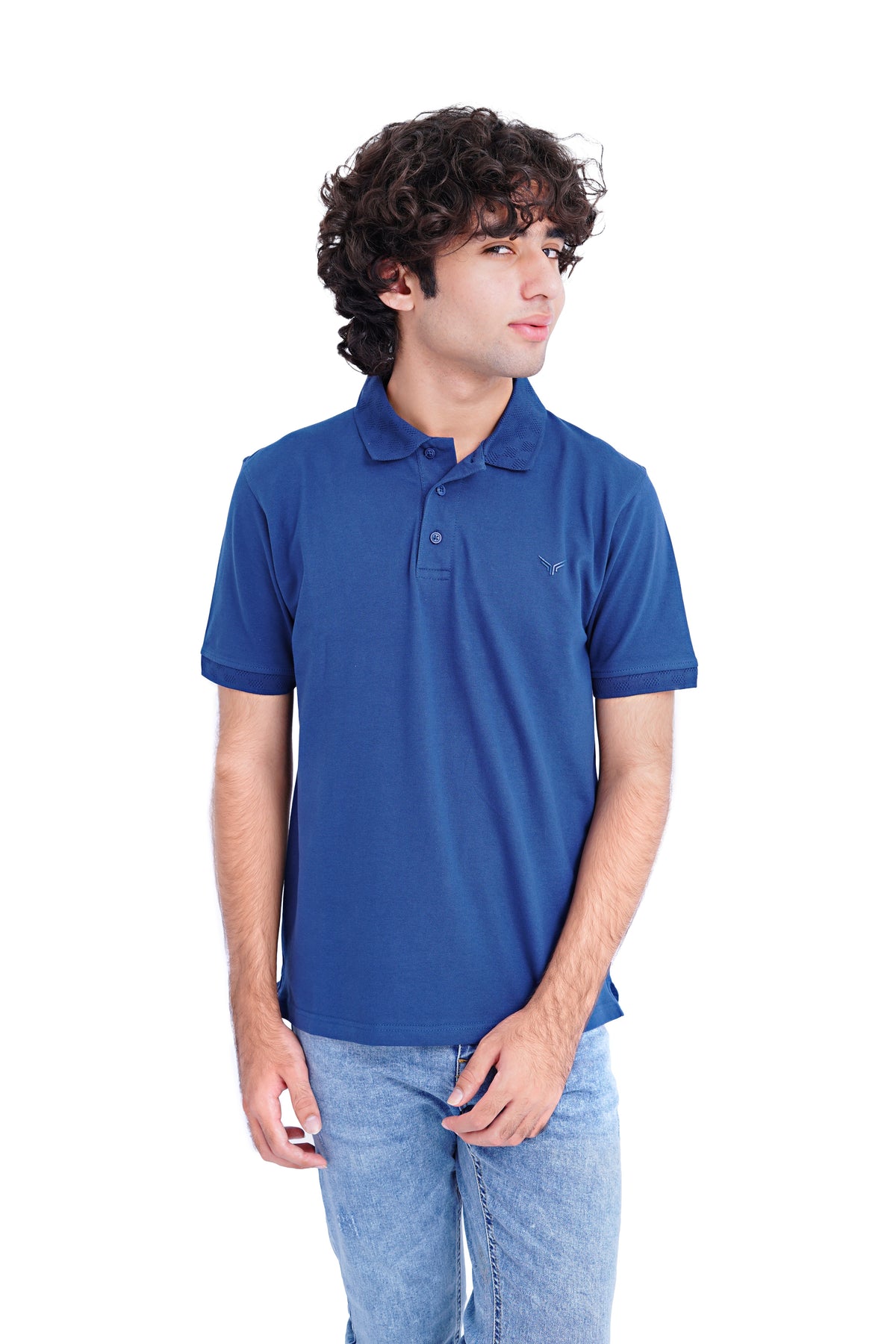 Jacquard Collar Polo
