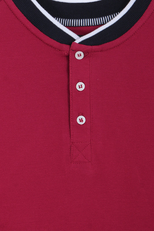 Band Collar Polo
