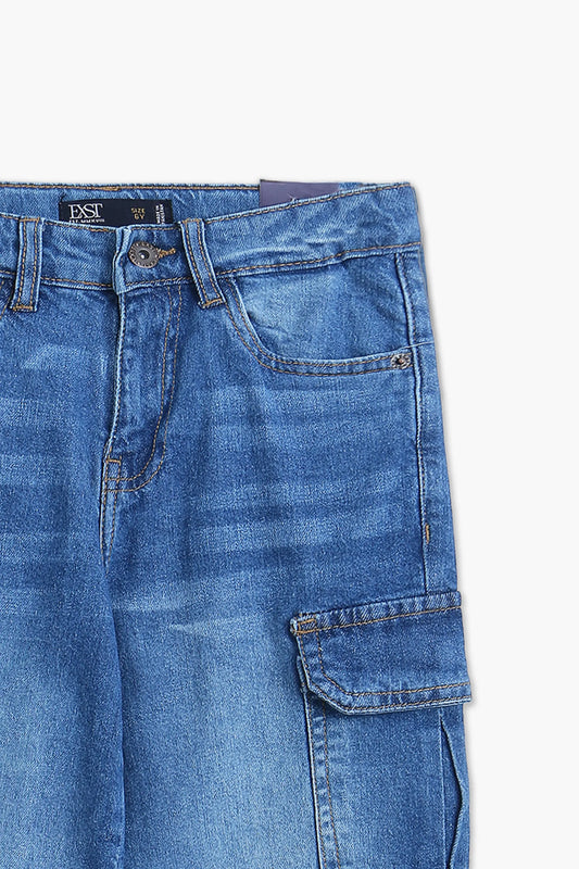 Denim Cargo Pant