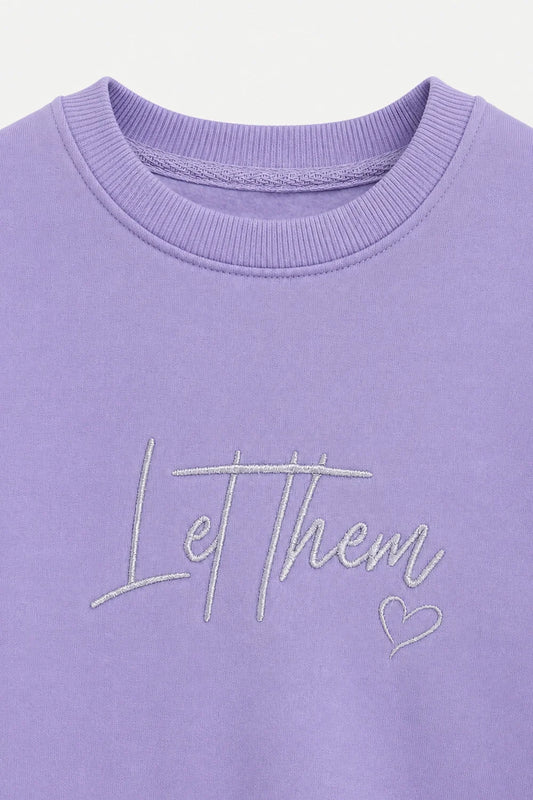 EMBROIDERED SWEATSHIRT