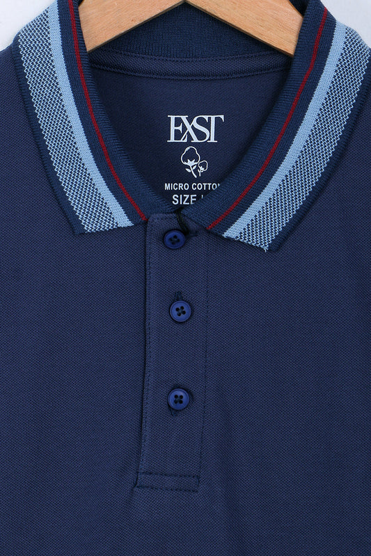 Jacquard Collar Polo