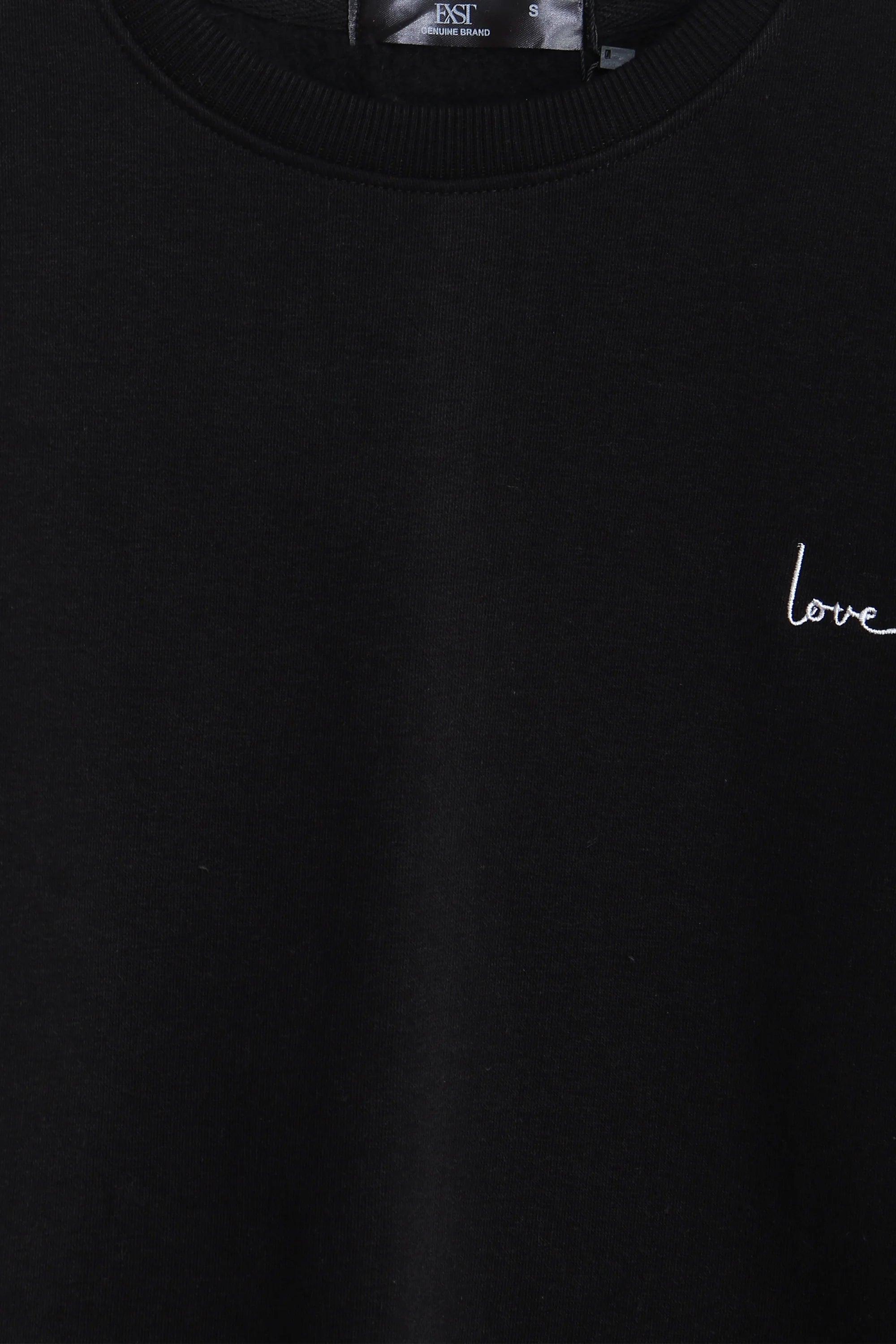 WOMEN EX-0000005744 GRAPHIC SWEATSHIRT - BLACK