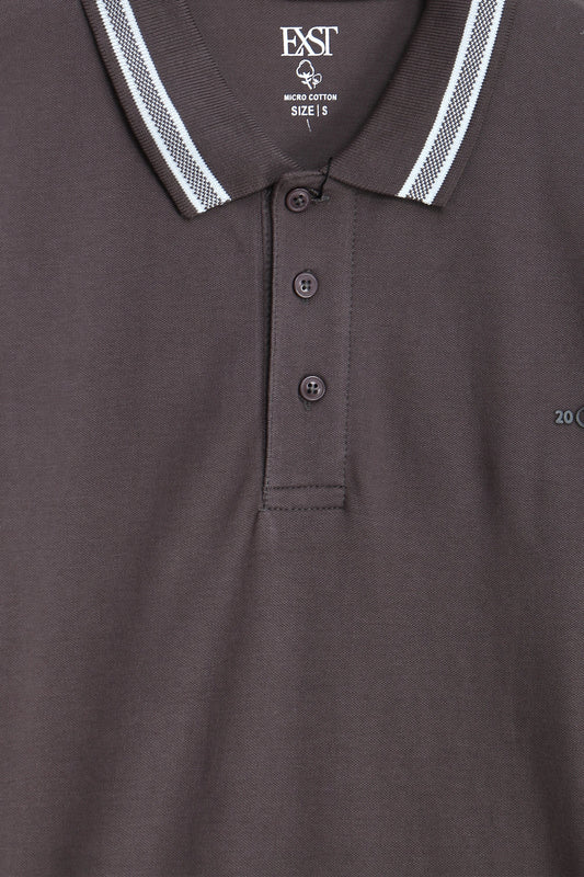 Jacquard Collar Polo