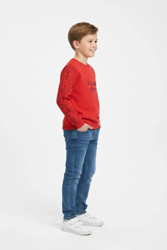 EMBROIDERED SWEATSHIRT