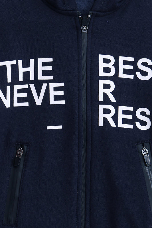 Graphic Zipper Hoodie