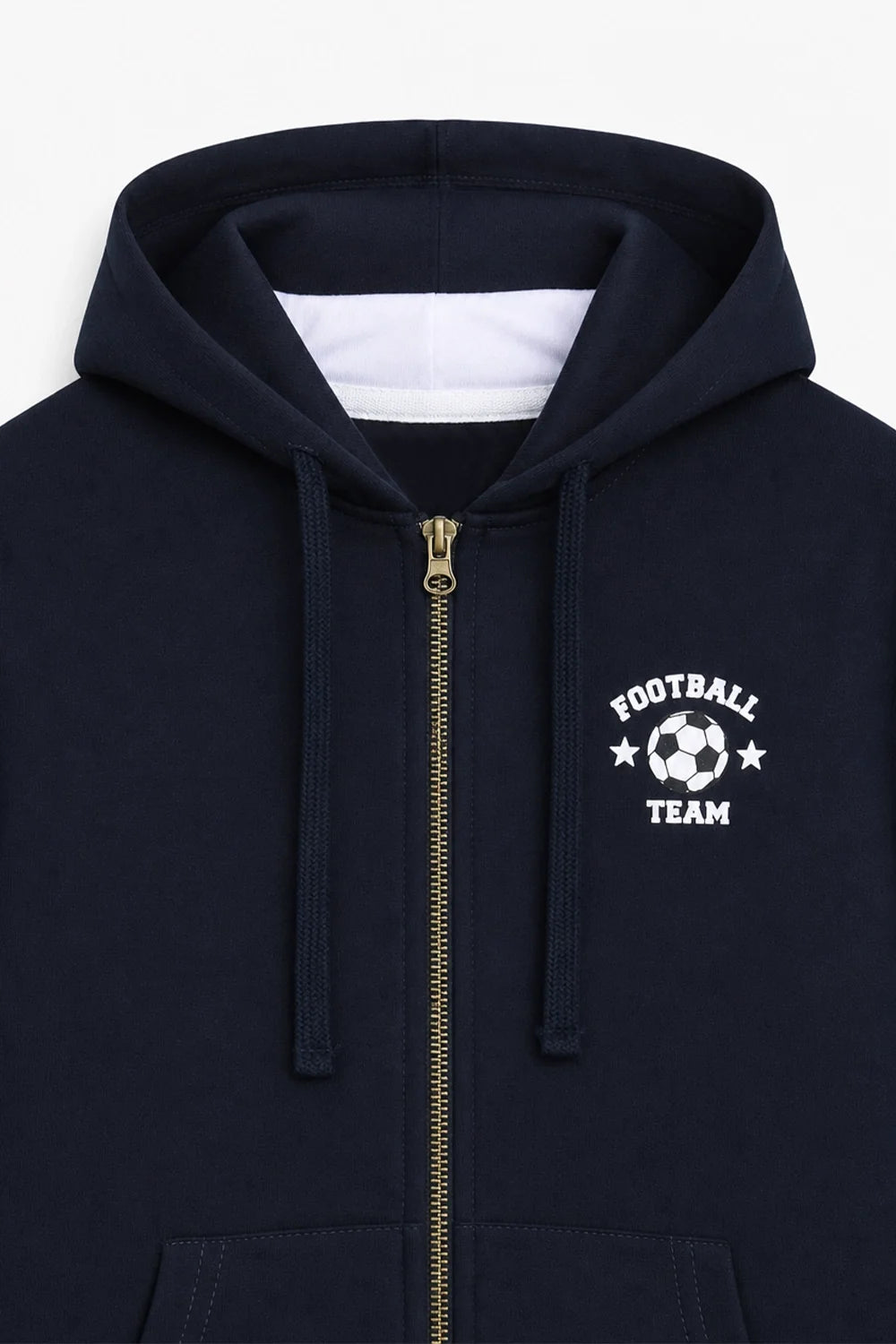 Graphic Zipper Hoodie