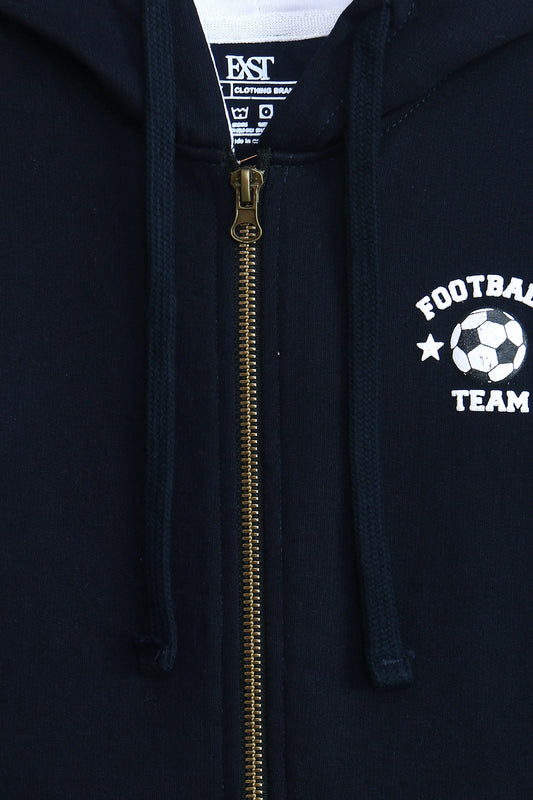 Graphic Zipper Hoodie