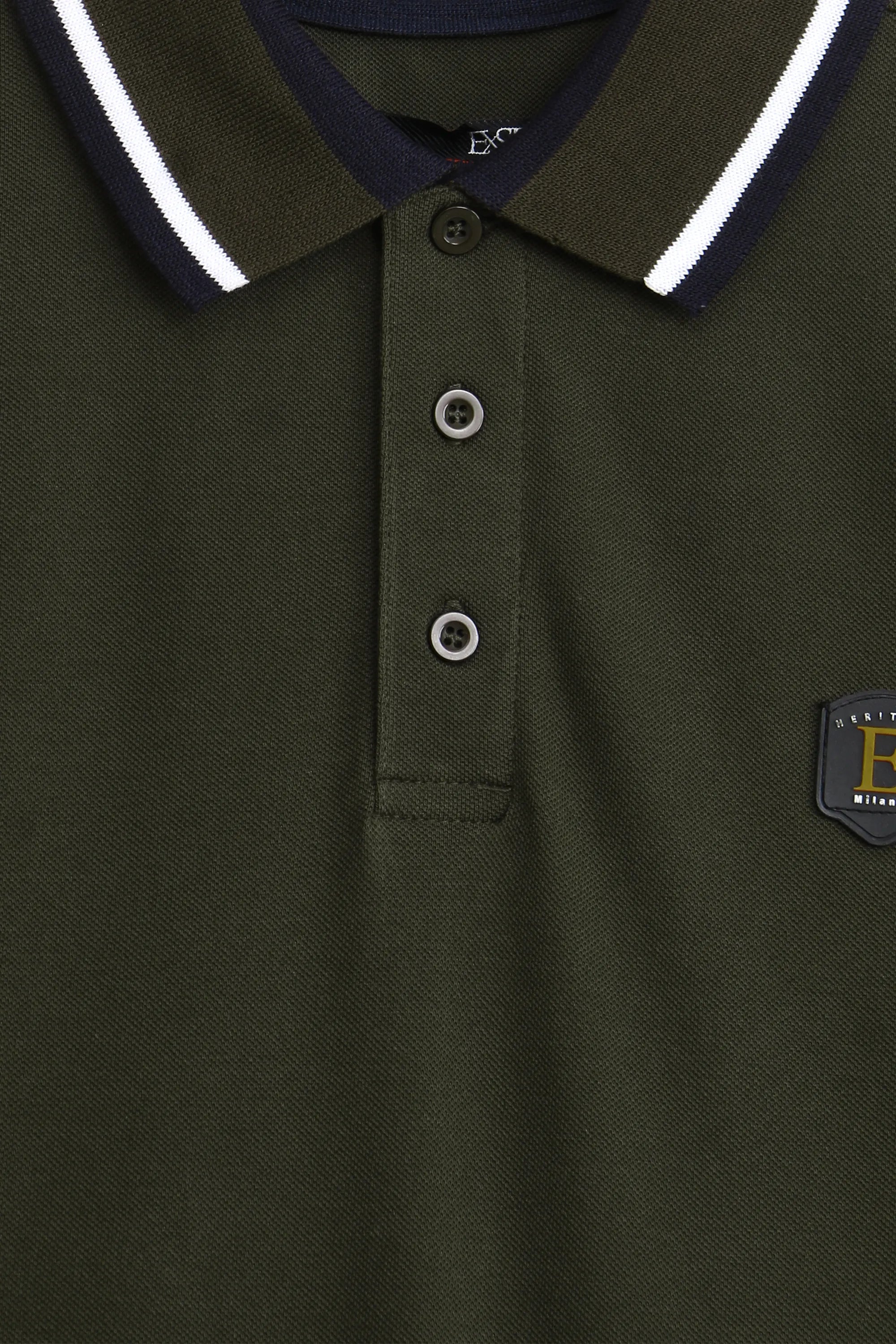 Jacquard Collar Polo