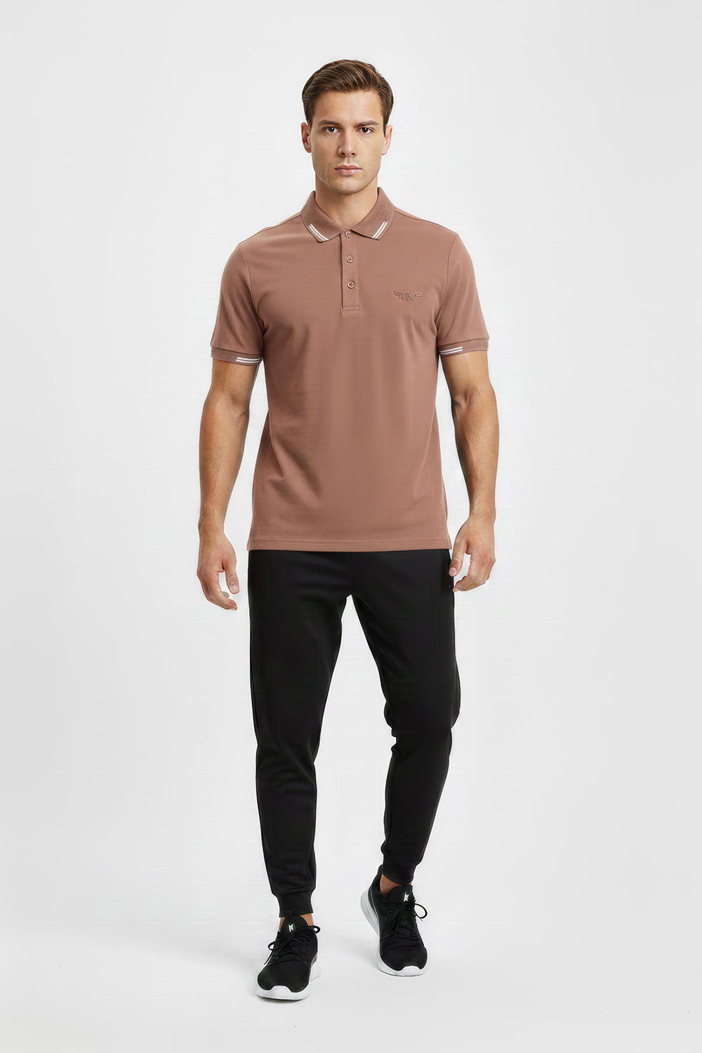 Jacquard Collar Polo
