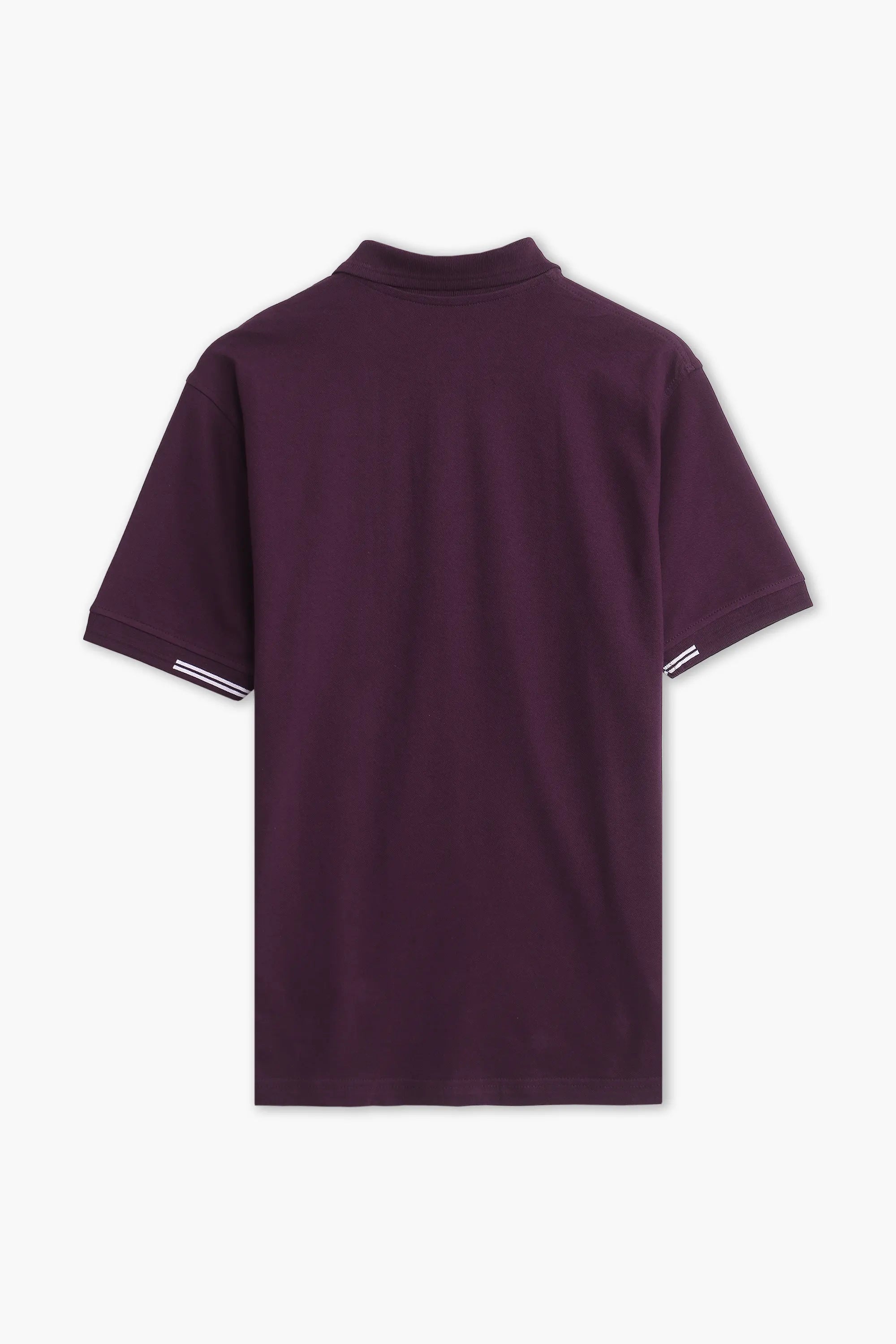 Jacquard Collar Polo